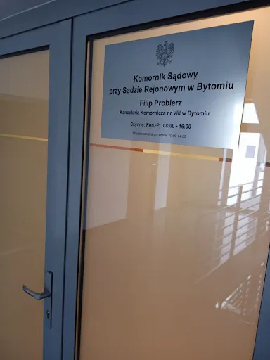 Komornik Sądowy przy Sądzie Rejonowym w Bytomiu Filip Probierz